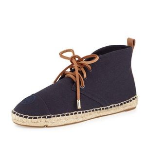 Tory Burch Navy Blue Shoes